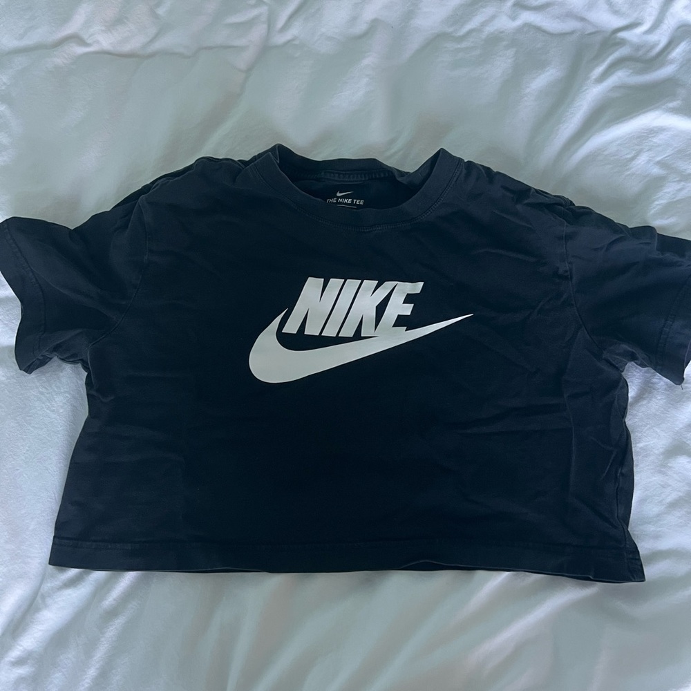 Nike Black Crop Top Size S